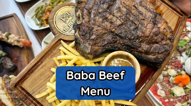 Baba Beef Menu Et Tarifs Nouveaux France Carte MARCH 2025