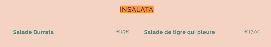 INSALATA