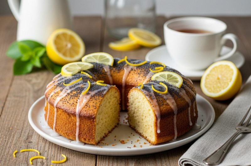 Cake Léger au Citron et Graines de Pavot