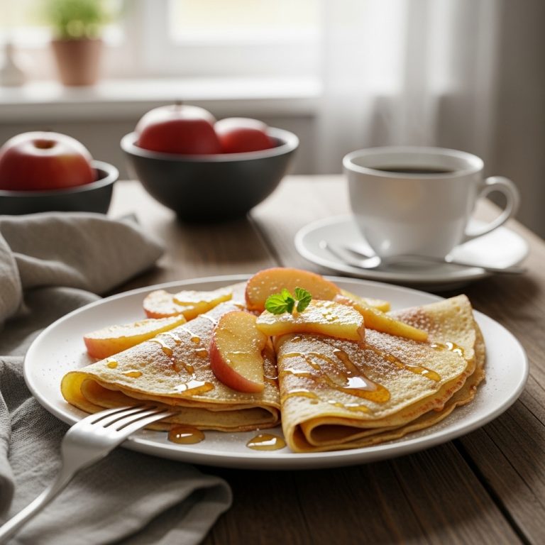 Crêpes aux Pommes en 5 Minutes