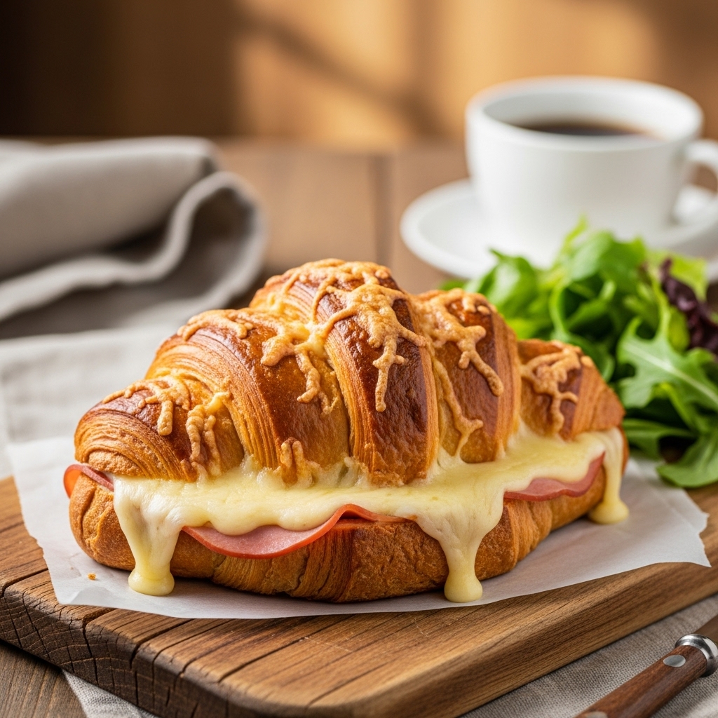 Croque-monsieur au four sans béchamel