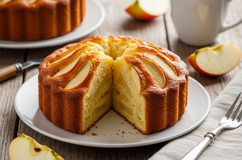 Gâteau Madeleine aux Pommes