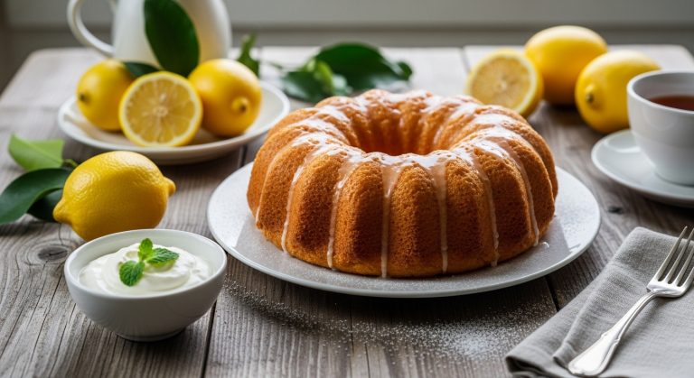 Gâteau au Citron à la Crème Fraîche