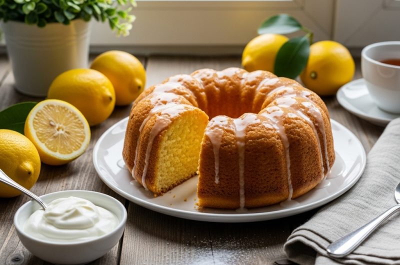 Gâteau au Citron à la Crème Fraîche