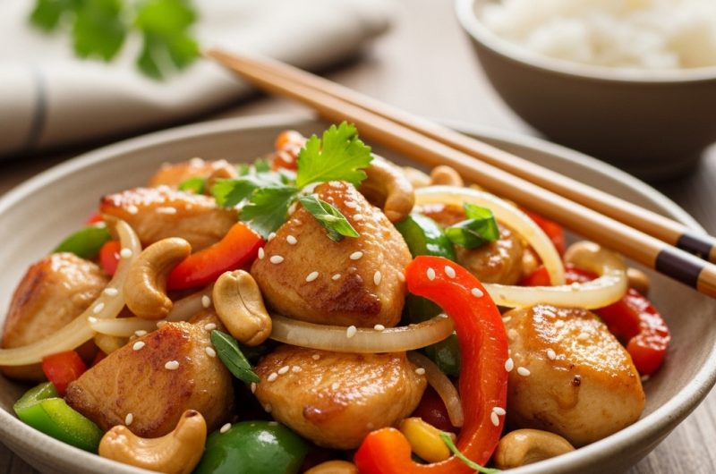 Poulet Sauté aux Noix de Cajou