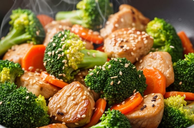 Sauté de poulet et brocoli classique