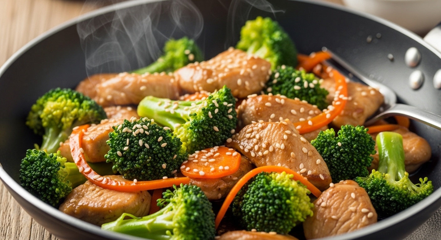 Sauté de poulet et brocoli classique