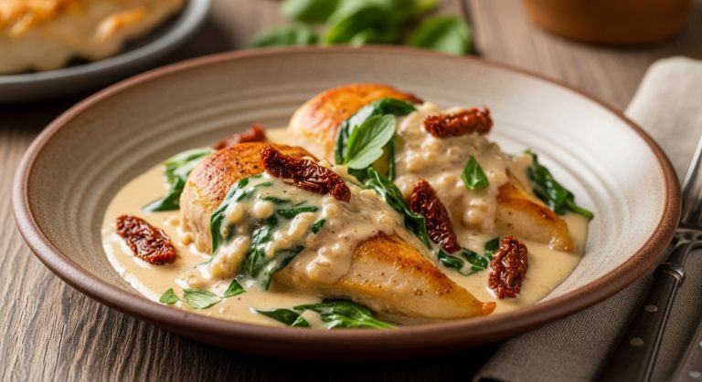 Poulet Crémeux à la Toscane