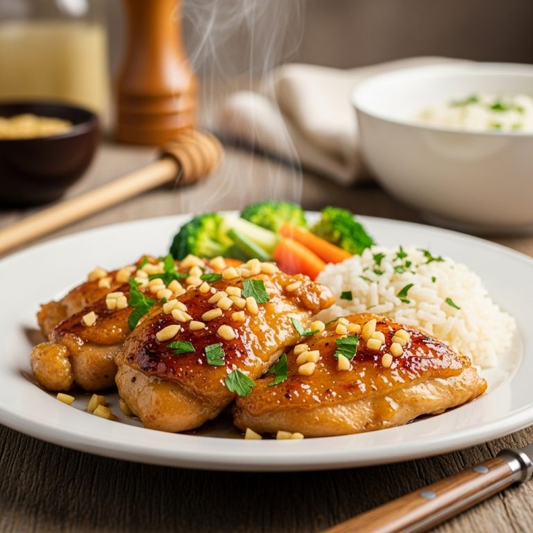 Poulet au Miel et à l’Ail Recipe