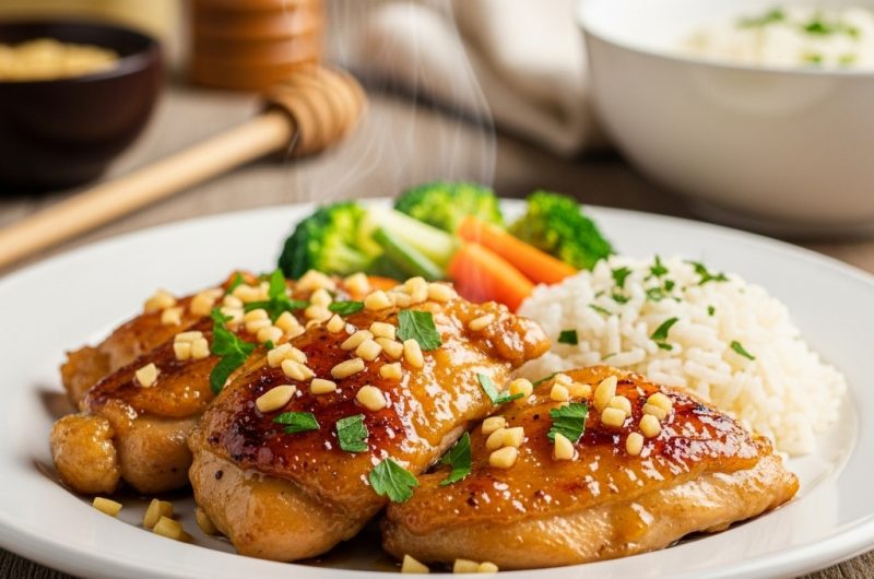 Poulet au Miel et à l’Ail Recipe