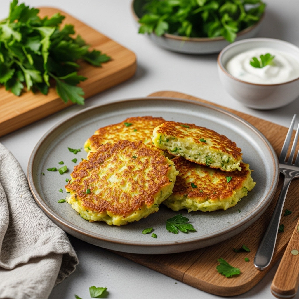 Recette rapide de beignets de courgettes à la cuillère