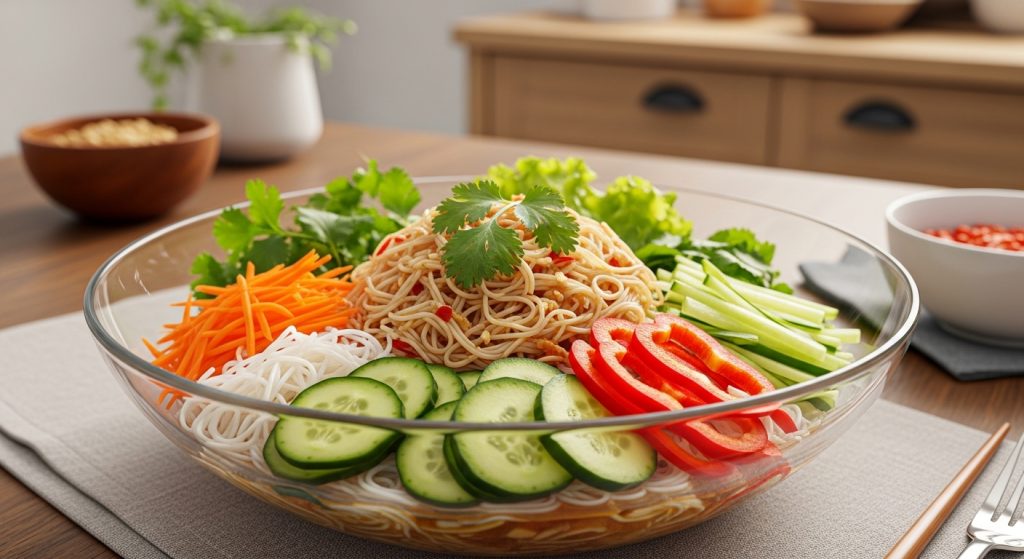 Salade de Nouilles Thaïlandaises aux Saveurs Exquises