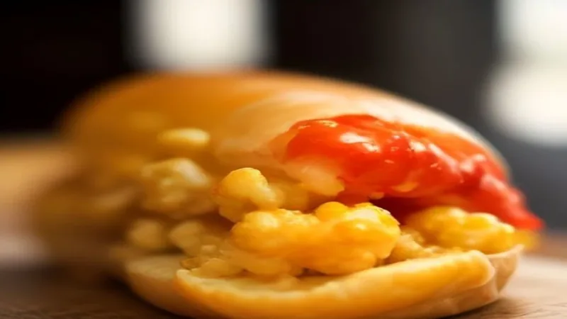 Lobster roll et pop-corn de crevettes dans un bistrot chic, illustration générée par IA